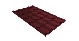 Профиль волновой камея 0,45 Drap RAL 3005 красное вино