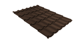 Профиль волновой модерн 0,4 PE RAL 8017 шоколад