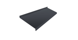 Отлив простой 200 0,45 Drap RAL 7024 мокрый асфальт (2м)