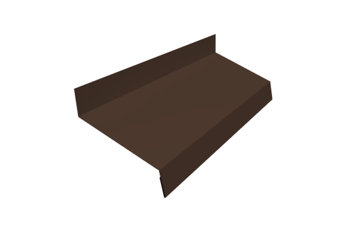 Отлив простой 50 0,5 Velur X RAL 8017 шоколад (2м)