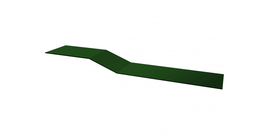 Планка крепежная фальц 0,45 PE с пленкой RAL 6005 зеленый мох