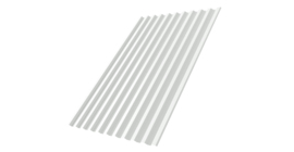 Профнастил С21R 0,4 PE RAL 9003 сигнальный белый