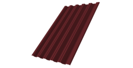 Профнастил НС35R 0,5 Satin RAL 3005 красное вино