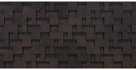 Гибкая черепица Eurasia Лабиринт Коричневый