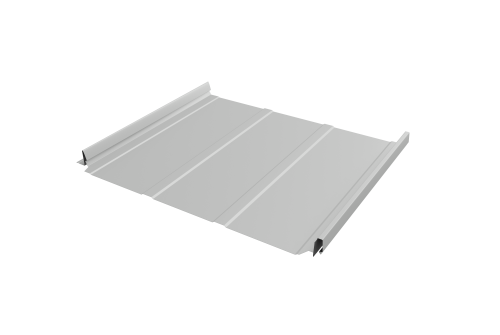 Кликфальц Pro Line Grand Line 0,45 Drap TX с пленкой на замках RAL 7047 телегрей 4