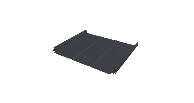 Кликфальц Pro Line Grand Line 0,45 Drap с пленкой на замках RAL 7024 мокрый асфальт