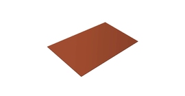 Плоский лист 0.5 PurLite Мatt с пленкой RAL 8004 терракота