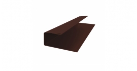 J-Профиль 12мм Satin RAL 8017 шоколад