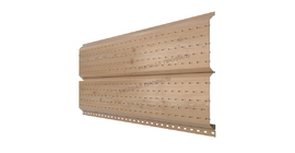 Софит Металл Профиль Lбрус-15х240 (ECOSTEEL_T-12-Орех-0.45)