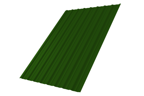 Профнастил С10A 0,45 PE RAL 6002 лиственно-зеленый