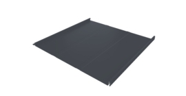 Фальц двойной стоячий Line Grand Line 0,5 PurPro с пленкой на замках RAL 7024 мокрый асфальт