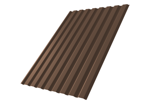 Профнастил С20А 0.4 PE RAL 8017 шоколад