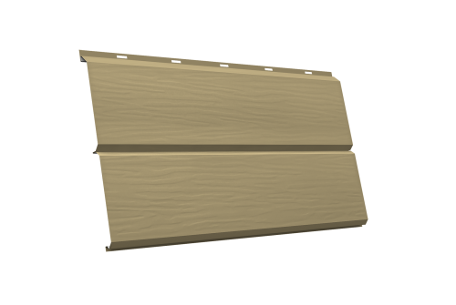 ЭкоБрус 3D 0,345 GL 0.45 PE с пленкой RAL 1014 слоновая кость