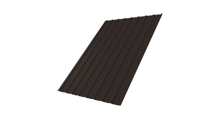 Профнастил С10A 0,45 Drap TR RR 32 темно-коричневый