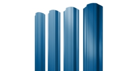 Штакетник Прямоугольный фигурный 0.4 PE RAL 5005 сигнальный синий