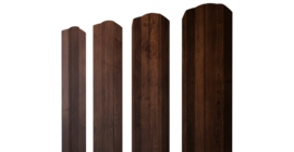 Штакетник М-образный А фигурный 0,45 Print Premium Cherry Wood Fresh TwinColor