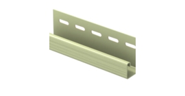 Планка J-трим сайдинга 3050 ЮП (уп 20 шт), цвет зеленый