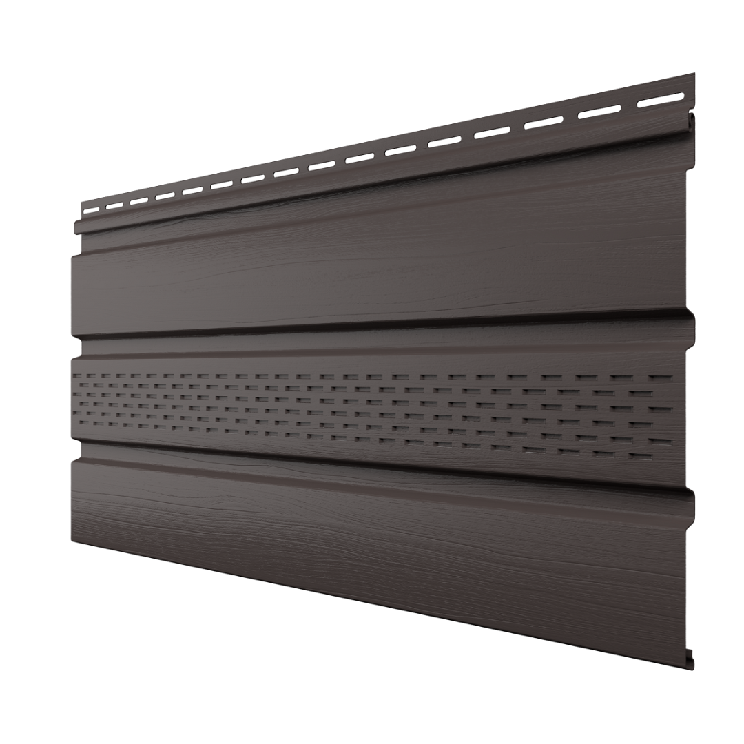 Софит Технониколь частично перфорированный 3000 х 340 мм Пекан