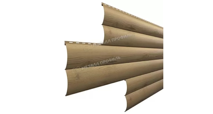 Сайдинг Металл Профиль Woodstock-Т-28х330 (ECOSTEEL_MA-01-Сосна-0.5)