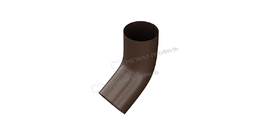 Колено сливное Металл Профиль Foramina Freeze D100 DarkBrown