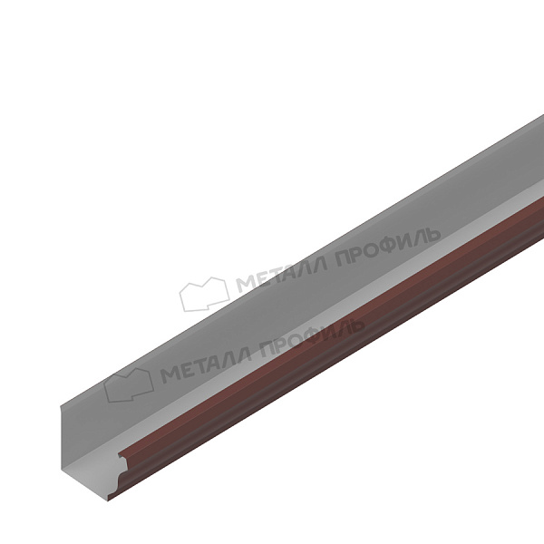 Желоб водосточный Металл Профиль БЮДЖЕТ 120х86х3000 RR32