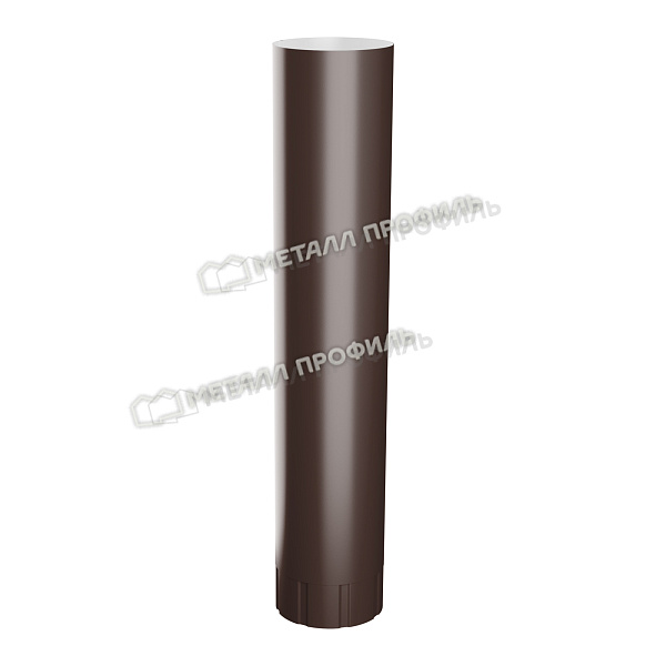 Труба водосточная Металл Профиль ПРОЕКТ D150х1000 RAL 8017