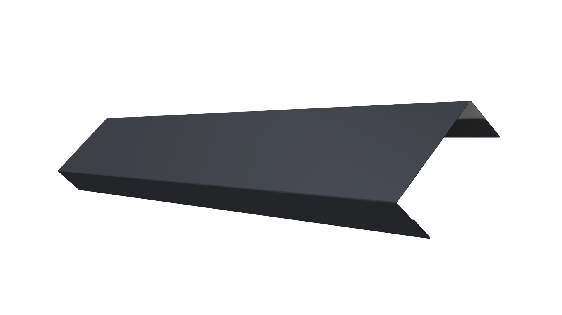 Ламель обратная 50 забора жалюзи Texas 0.5 Satin Matt TX RAL 7024 мокрый асфальт