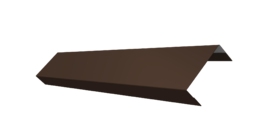 Ламель обратная 50 забора жалюзи Texas 0.5 Satin Matt TX RAL 8017 шоколад