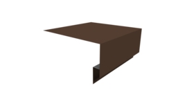 Планка околооконная сложная Экобрус Grand Line 250х75х25 0,5 Drap TX RAL 8017 шоколад (3м)