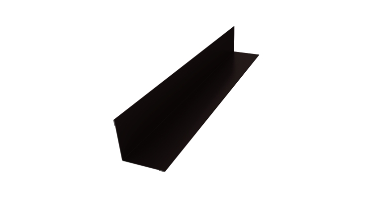 Угол внутренний 50х50 0,5 Drap RAL 9005 черный (2м)