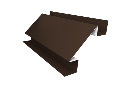 Угол внутренний сложный 75мм 0,5 Satin Matt RAL 8017 шоколад (2м)