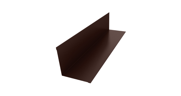 Угол внутренний 110х110 0,45 Drap TX RAL 8017 шоколад (3м)