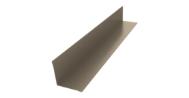 Угол внутренний 30х30 0,5 Satin с пленкой RAL 1015 светлая слоновая кость (2м)