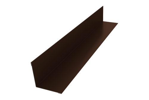Угол внутренний 30х30 0,5 Satin Matt RAL 8017 шоколад (3м)