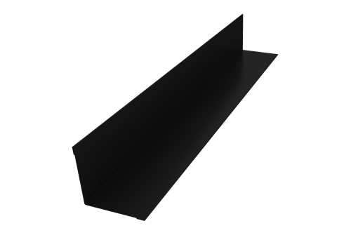 Угол внутренний 30х30 0,5 Satin Matt RAL 9005 черный (3м)