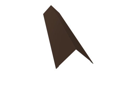 Угол внешний 110х110 0,45 Drap TwinColor RAL 8017 шоколад (2м)