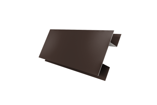 Планка H-образная стыковочная сложная 0,5 Drap TX RAL 8017 шоколад (3м)