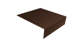 Планка лобовая/околооконная простая 190х50 0,5 Drap RAL 8017 шоколад (3м)