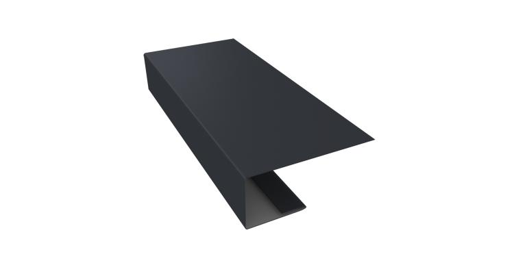 J-Профиль 18мм 0,5 Satin Matt RAL 7024 мокрый асфальт (2м)