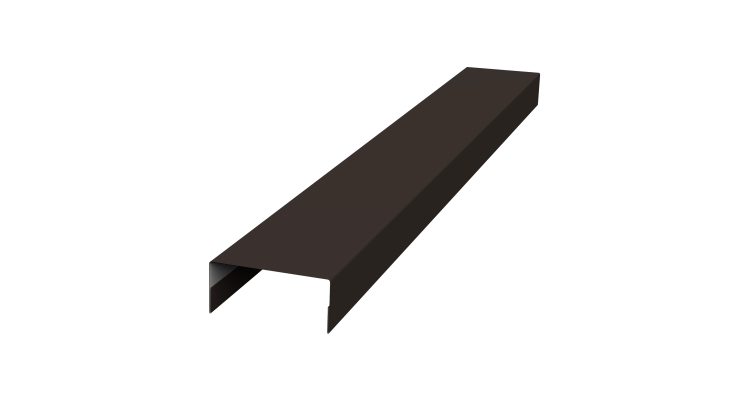 Крышка 30х15 жалюзи Texas 0,45 Drap TR RR 32 темно-коричневый (2,5м)