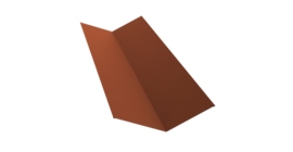 Планка ендовы верхней 145х145 0,45 Drap TX RAL 8004 терракота (2м)