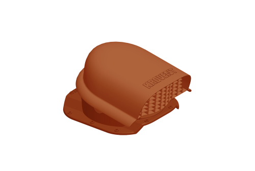 Вентиль кровельный Krovent KTV-Cascade красно-коричневый