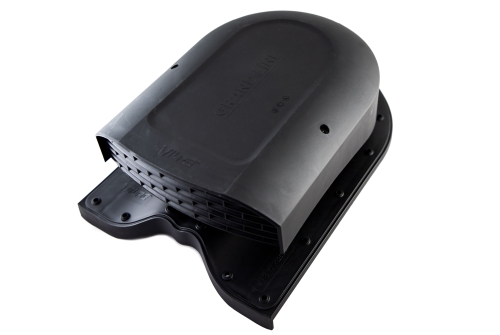 Вентиль кровельный Kvinta (Nera) Grand Line - KTV черный