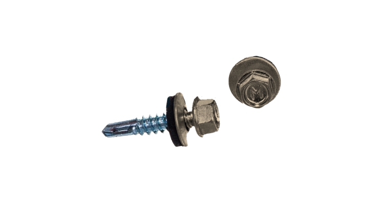 Саморез по металлу Daxmer 5,5х25 RAL 1015 (250) сверло №3