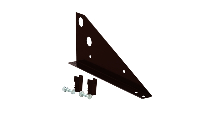 Кронштейн снегозадержателя для фальцевой кровли Optima RAL 8019