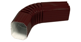 Колено прямоугольное Vortex RAL 8017 шоколад