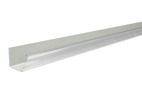 Желоб прямоугольный Vortex 127мм 3м RAL 9003 сигнальный белый