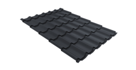 Профиль волновой классик 0,45 Drap RAL 7024 мокрый асфальт